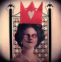 From the music video for "The Queen of Hearts"