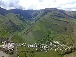 The selo of Irib in Charodinsky District