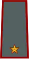 Second lieutenant (Namibian Army)[36]