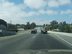 Highway 101 through Prunedale heading north