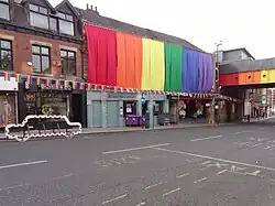 Temporary decoration for the 2018 parade