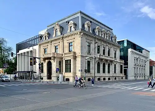 Modifications - Dimitrie Cesianu House (Calea Victoriei no. 174), the former German legation/embassy on Calea Victoriei, Bucharest, renovated and changed thought the adding of new structures during the late 2010s-2021