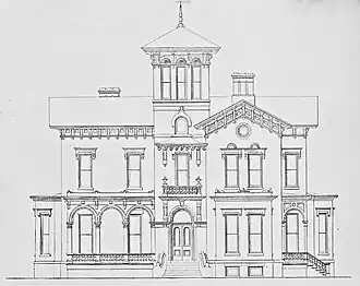 Hubbell House (1868) designed by architectural firm Kuler & Hubbell (Toledo, Ohio)
