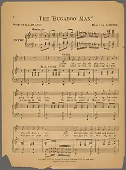 "Bugaboo Man," New York World, 1900