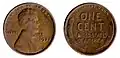 A 1937 wheat cent