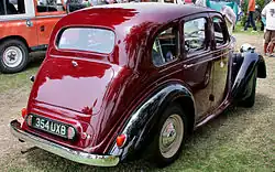 1948 Standard Fourteen saloon rear view