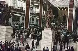 Interior of USSR pavilion