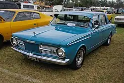 Chrysler AP6 Valiant sedan (with aftermarket wheels)