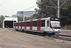 An S1 train in 1991 at Parnassusweg