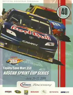 2008 Toyota/Save Mart 350 program cover