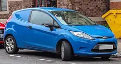 2009 Ford Fiesta Base 3-door van (pre-facelift; UK)