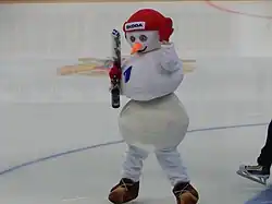Snowman, another mascot