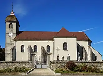 The church in Abbenans