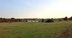 The lake between Fressanges and Les Ternes