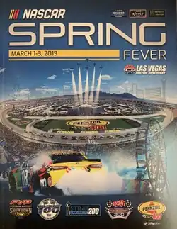 2019 Pennzoil 400 program cover