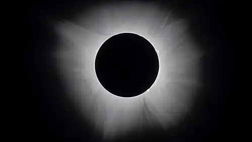 Composite image of totality as seen from Sherbrooke, Quebec reveals the corona
