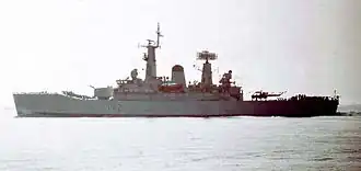 Acquired in 1991 from the Royal Navy, the Morán Valverde was decommissioned in October 2008.