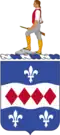 312th Regiment (formerly 312th Infantry Regiment) "Au Feu Toujours" (Always at the Fire)