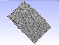 Overview of a part at high resolution, about 5&nbsp;μm/voxel.