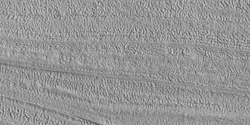 Close view of Lineated valley fill in Ismenius Lacus quadrangle, as seen by HiRISE under HiWish program
