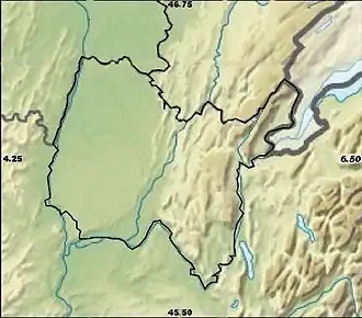 Lac de Chailloux is located in Ain