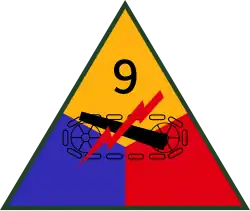 9th Armored Division shoulder sleeve insignia
