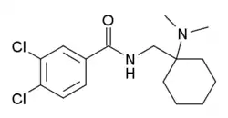 Chemical structure of AH-7921.
