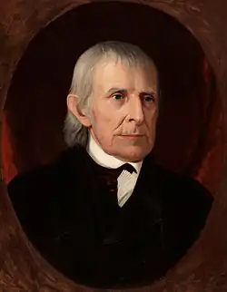 Head shot painting of Eckfeldt