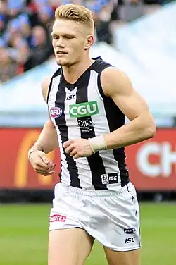 Adam Treloar in 2017