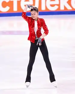 Adeliia Petrosian at the 2024 Russian Championships