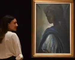 Princess Adetutu's elegant and iconic portrait Tutu by Ben Enwonwu sold for £1.2M at Bonhams Art Gallery in London