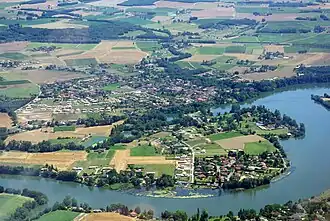 An aerial view of Lagrave