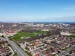 Aerial view of Cooksville