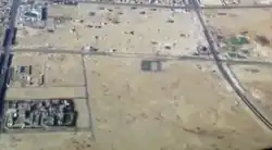 Aerial view of southern section of Wadi Al Banat