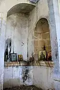 Iconostasis in the corner
