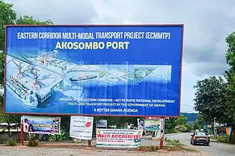 Akosombo Port's signage