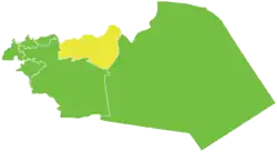 Map of al-Mukharram District within Homs Governorate