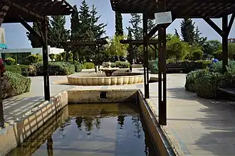 A man–made pond in campus