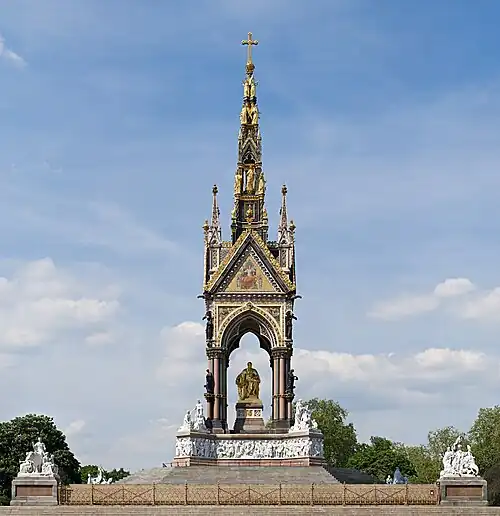 The Albert Memorial from the south