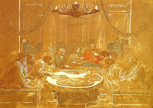 Last supper, 1850