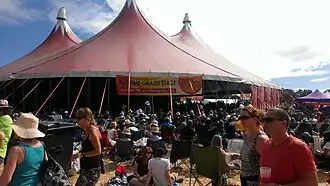 All Time Grate Main Stage at Wickham Festival