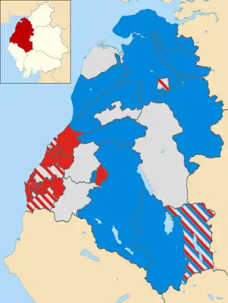2011 results map