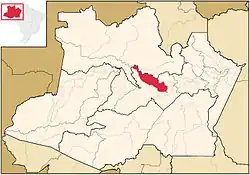 Location of the municipality inside Amazonas