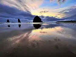 Dusk at Cannon Beach