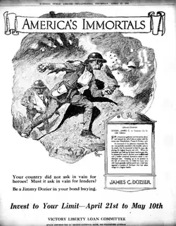 Scan of a picture on an old newspaper