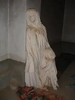 Representation of a female prisoner who was raped until she gave birth to a child