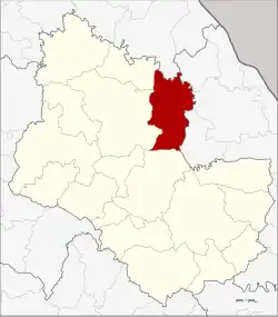 District location in Sakon Nakhon province