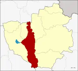 District location in Phayao province