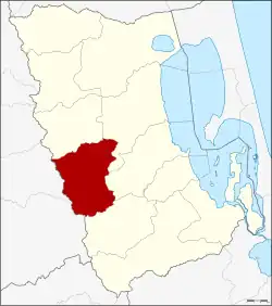 District location in Phatthalung province