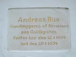 Andreas Riis was born here